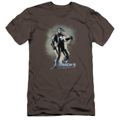 Robocop Break On Through Men's Ultra-Soft 30/1 Cotton Slim Short-Sleeve T-Shirt