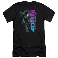 Robocop Robo Neon Men's Ultra-Soft 30/1 Cotton Slim Short-Sleeve T-Shirt