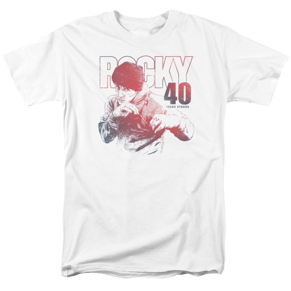 Rocky 40 Years Strong Men's 18/1 Cotton Short-Sleeve T-Shirt