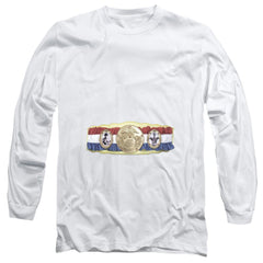 Rocky Championship Belt(Bottom Front) Men's 18/1 Cotton Long-Sleeve T-Shirt