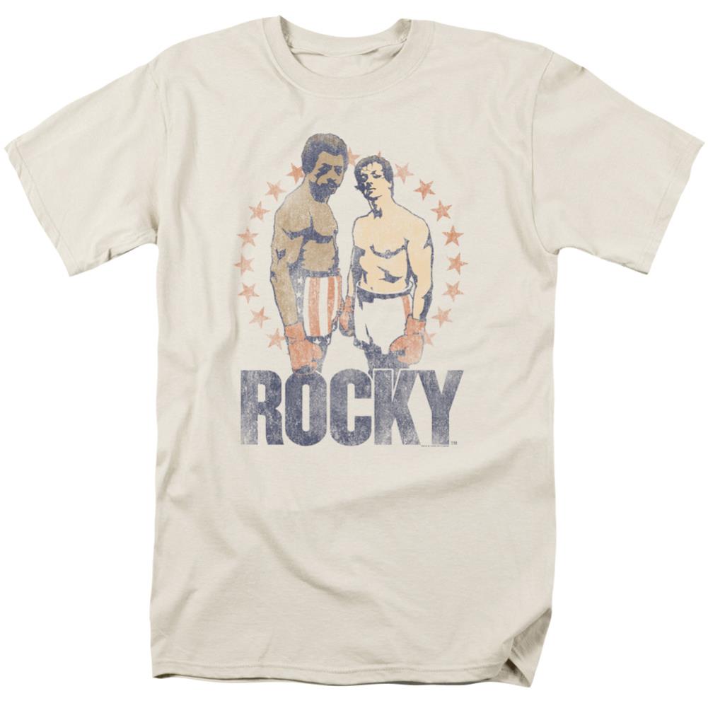 Rocky Creed And Balboa Men's 18/1 Cotton Short-Sleeve T-Shirt