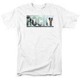 Rocky Cutout Logo Men's 18/1 Cotton Short-Sleeve T-Shirt