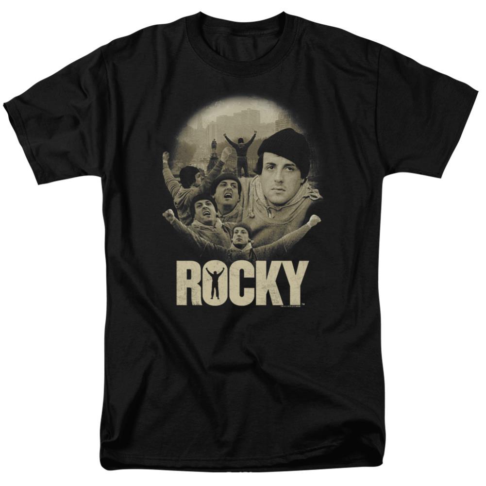 Rocky Feeling Strong Men's 18/1 Cotton Short-Sleeve T-Shirt