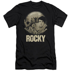 Rocky Feeling Strong Men's Ultra-Soft 30/1 Cotton Slim Short-Sleeve T-Shirt
