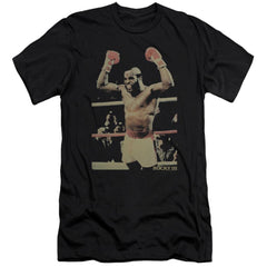 Rocky III Clubber Men's Ultra-Soft 30/1 Cotton Slim Short-Sleeve T-Shirt