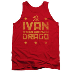 Rocky IV Drago Break Men's 18/1 Cotton Tank Top