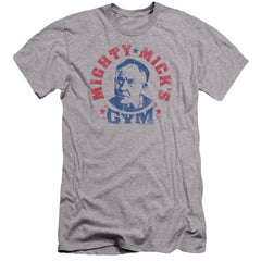 Rocky Mighty Mick's Gym Men's Ultra-Soft 30/1 Cotton Slim Short-Sleeve T-Shirt