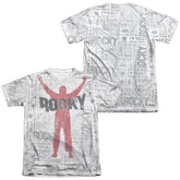 Rocky News Press (Front/Back Print) Men's Regular Fit Poly Cotton Short-Sleeve T-Shirt