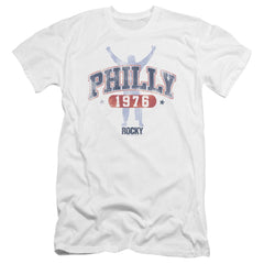 Rocky Philly 1976 Men's Ultra-Soft 30/1 Cotton Slim Short-Sleeve T-Shirt