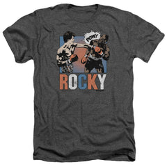Rocky Rocky Pow Men's 30/1 Heather 60 40 Poly Short-Sleeve T-Shirt