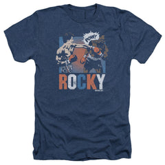 Rocky Rocky Pow Men's 30/1 Heather 60 40 Poly Short-Sleeve T-Shirt