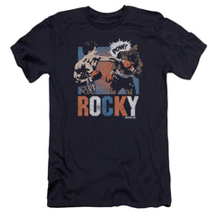 Rocky Rocky Pow Men's Ultra-Soft 30/1 Cotton Slim Short-Sleeve T-Shirt