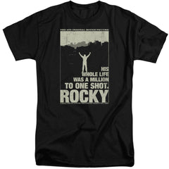 Rocky Silhouette Men's 18/1 Tall Cotton Short-Sleeve T-Shirt