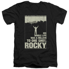 Rocky Silhouette Men's 30/1 Cotton Slim V-Neck T-Shirt