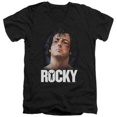 Rocky The Champ Men's 30/1 Cotton Slim V-Neck T-Shirt