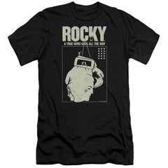 Rocky The Hero Men's Ultra-Soft 30/1 Cotton Slim Short-Sleeve T-Shirt