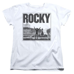 Rocky Top Of The Stairs Women's 18/1 Cotton Short-Sleeve T-Shirt