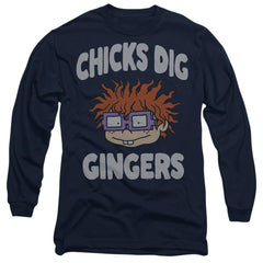 Rugrats Chicks Dig Gingers Men's 18/1 Cotton Long-Sleeve T-Shirt