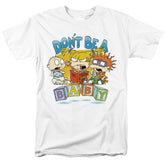 Rugrats Don't Be A Baby Blocks Men's 18/1 Cotton Short-Sleeve T-Shirt