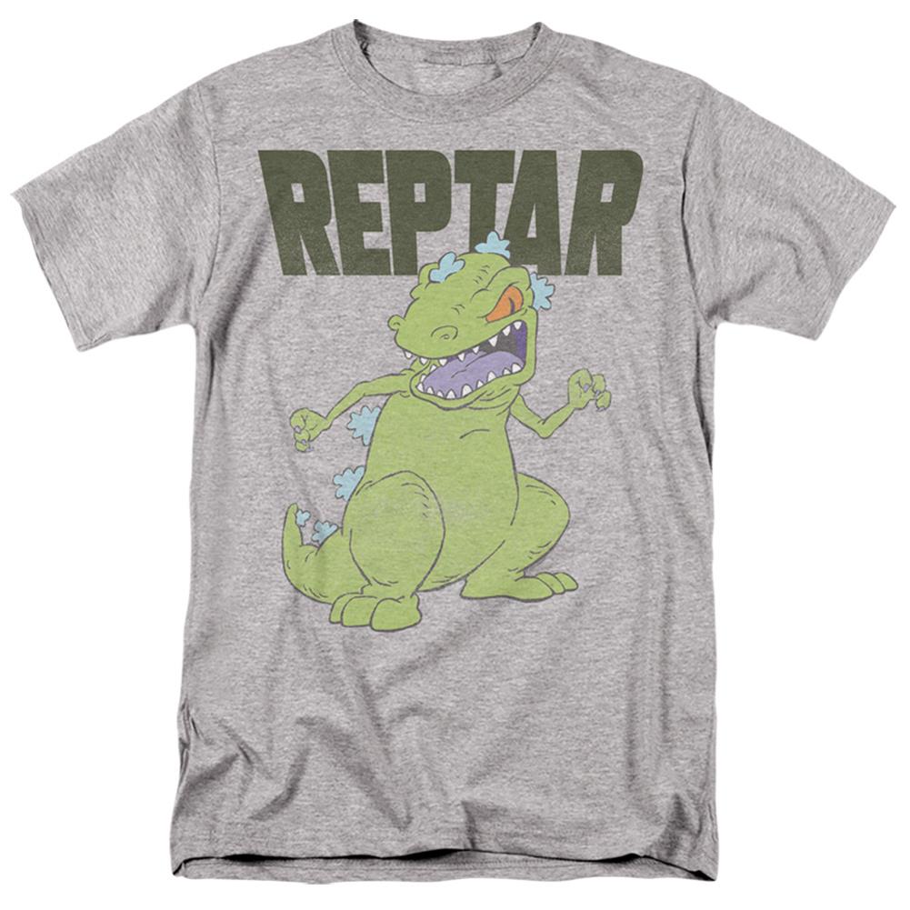Rugrats Reptar Big Men's 18/1 Cotton Short-Sleeve T-Shirt