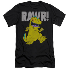 Rugrats Reptar Men's Ultra-Soft 30/1 Cotton Slim Short-Sleeve T-Shirt