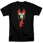 Samurai Jack Aku Face Men's 18/1 Cotton Short-Sleeve T-Shirt