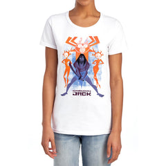 Samurai Jack Jack Vs Evil Women's 18/1 Cotton Short-Sleeve T-Shirt