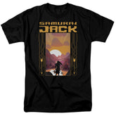 Samurai Jack Sunrise Men's 18/1 Cotton Short-Sleeve T-Shirt