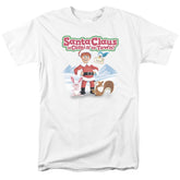 Santa Claus Is Comin To Town Animal Friends Men's 18/1 Cotton Short-Sleeve T-Shirt