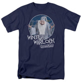 Santa Claus Is Comin To Town Winter Warlock Men's 18/1 Cotton Short-Sleeve T-Shirt