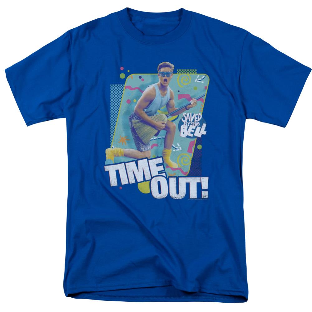 Saved By The Bell Time Out Men's 18/1 Cotton Short-Sleeve T-Shirt