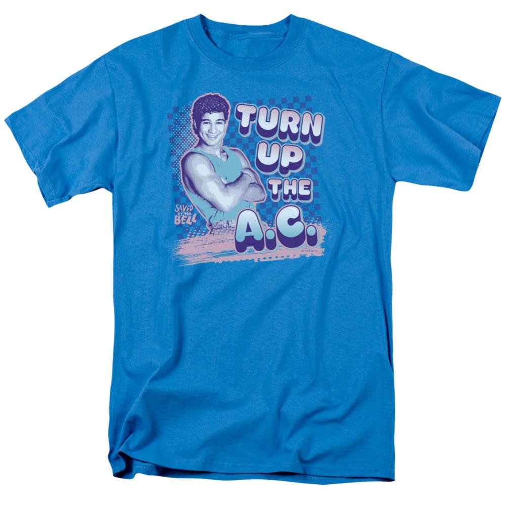 Saved By The Bell Turn Up The AC Men's 18/1 Cotton Short-Sleeve T-Shirt