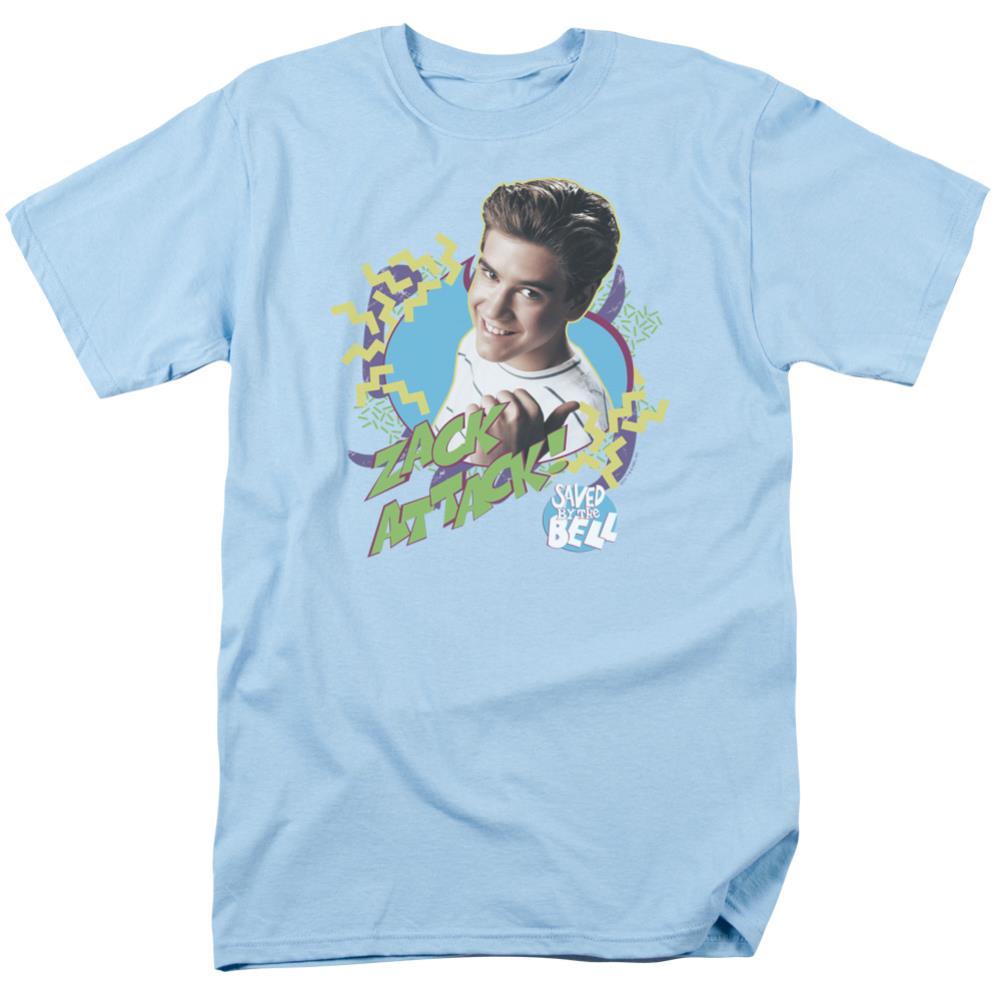 Saved By The Bell Zack Attack Men's 18/1 Cotton Short-Sleeve T-Shirt