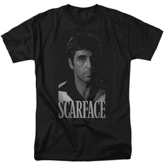 Scarface B&W Tony Men's 18/1 Cotton Short-Sleeve T-Shirt