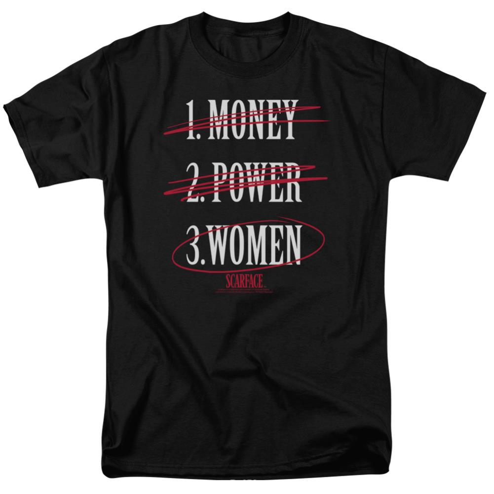 Scarface Money Power Women Men's 18/1 Cotton Short-Sleeve T-Shirt