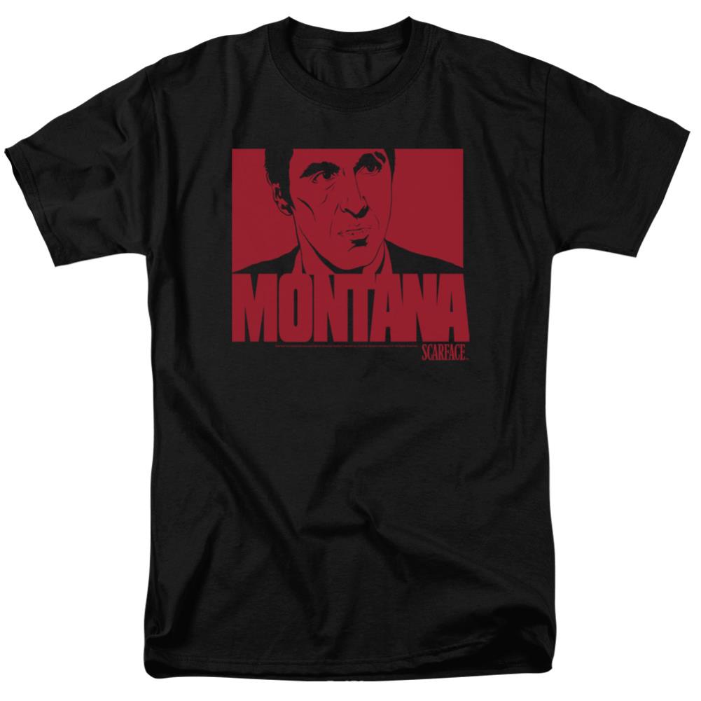 Scarface Montana Face Men's 18/1 Cotton Short-Sleeve T-Shirt