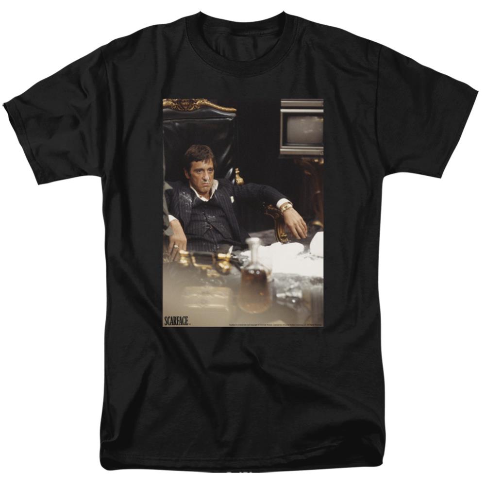 Scarface Sit Back Men's 18/1 Cotton Short-Sleeve T-Shirt