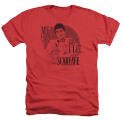 Scarface Truth Men's 30/1 Heather 60 40 Poly Short-Sleeve T-Shirt