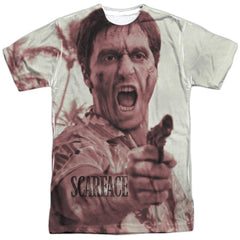 Scarface War Cry Men's Regular Fit Polyester Short-Sleeve T-Shirt