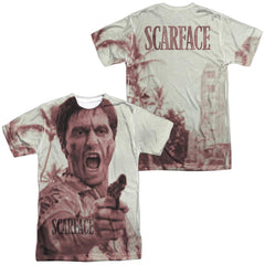 Scarface War Cry Men's Regular Fit Polyester Short-Sleeve T-Shirt