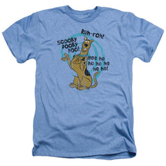 Scooby-Doo Quoted Men's 30/1 Heather 60 40 Poly Short-Sleeve T-Shirt