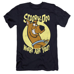 Scooby-Doo Where Are You Men's Ultra-Soft 30/1 Cotton Slim Short-Sleeve T-Shirt