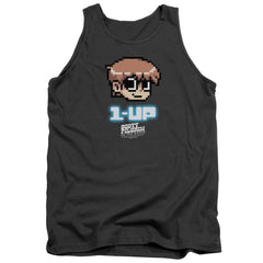 Scott Pilgrim VS. The World 1 Up Men's 18/1 Cotton Tank Top