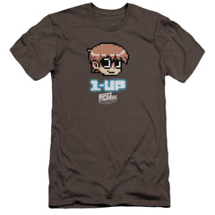 Scott Pilgrim VS. The World 1 Up Men's Ultra-Soft 30/1 Cotton Slim Short-Sleeve T-Shirt