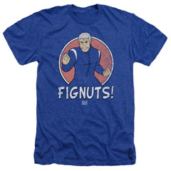 Sealab 2021 Fignuts Men's 30/1 Heather 60 40 Poly Short-Sleeve T-Shirt