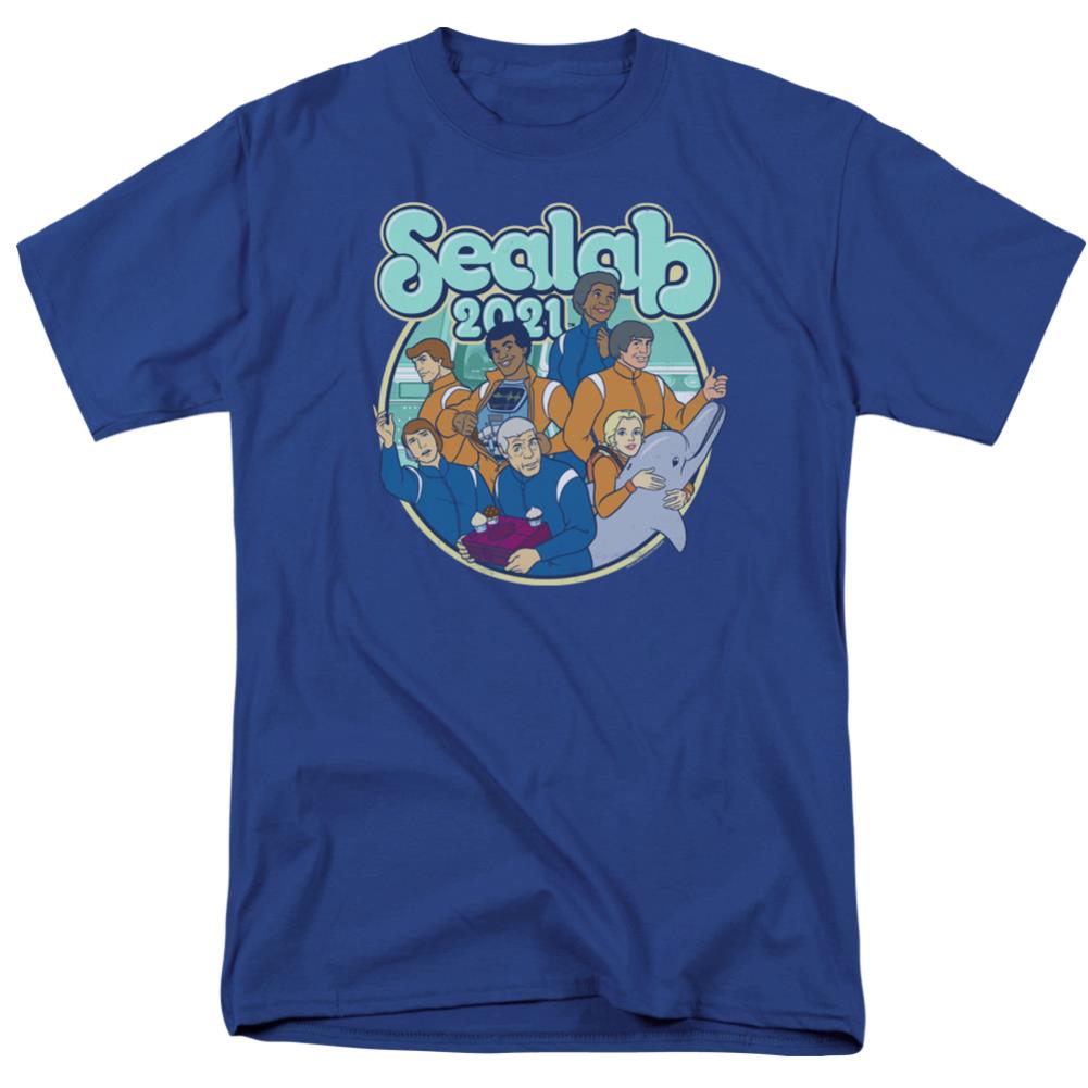 Sealab 2021 Gangs All Here Men's 18/1 Cotton Short-Sleeve T-Shirt