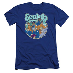 Sealab 2021 Gangs All Here Men's Ultra-Soft 30/1 Cotton Slim Short-Sleeve T-Shirt