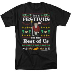Seinfeld Festive Festivus Men's 18/1 Cotton Short-Sleeve T-Shirt