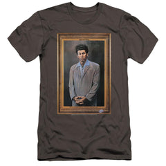 Seinfeld Kramer Portrait Men's Ultra-Soft 30/1 Cotton Slim Short-Sleeve T-Shirt