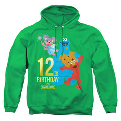 Sesame Street 12th Birthday Men's Pull-Over 75 25 Poly Hoodie